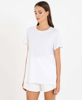 Organic cotton round neck t-shirt