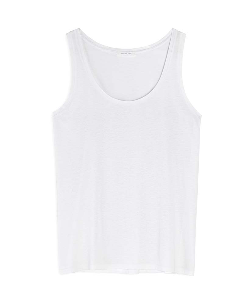 Organic jersey tank top