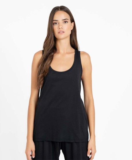 Organic jersey tank top