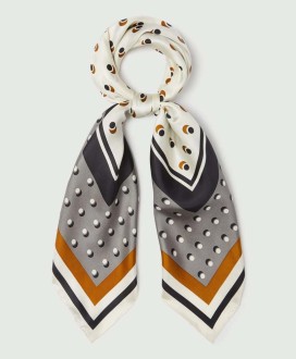 Marella Silk twill scarf