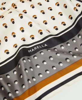 Marella Silk twill scarf