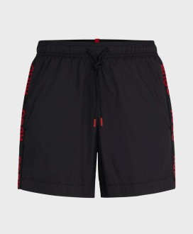 FULLY LINED SWIM SHORTS WITH LOGO TAPE