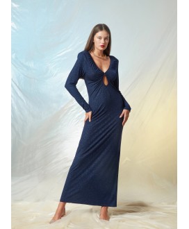 Φόρεμα lurex maxi