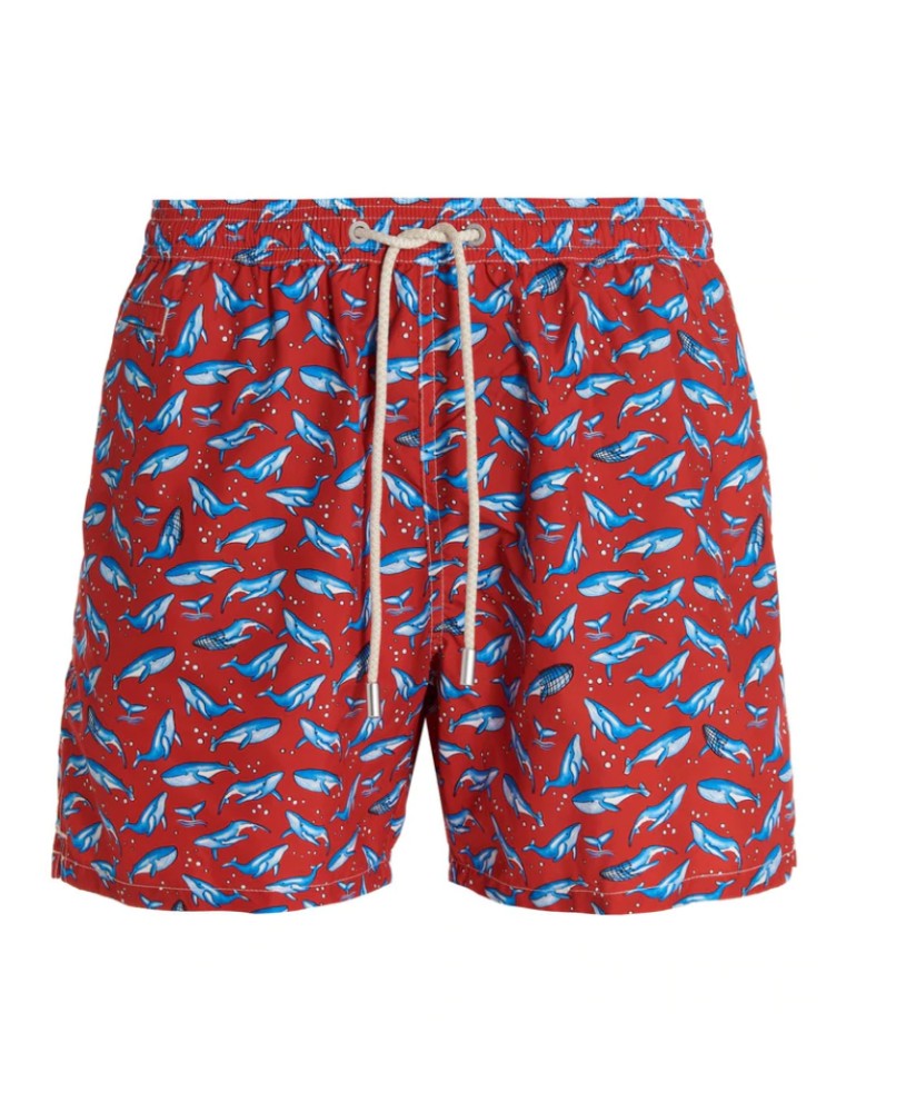 Swim shorts net whale