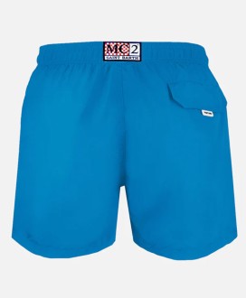 Man bluette swim shorts